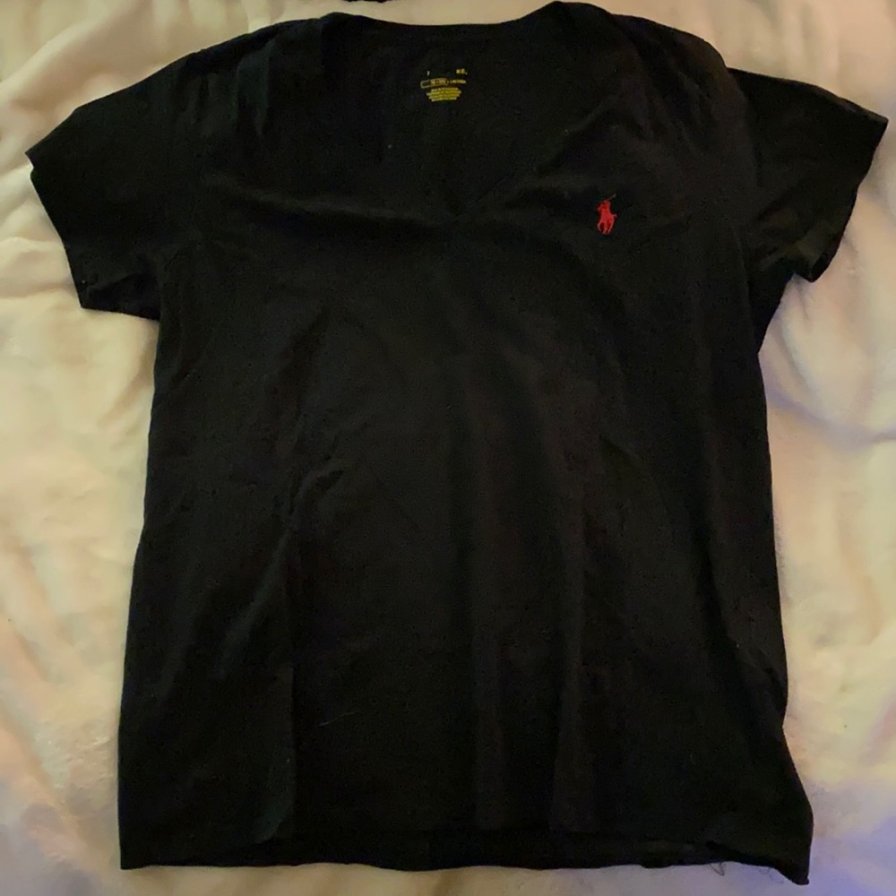 Black v-neck